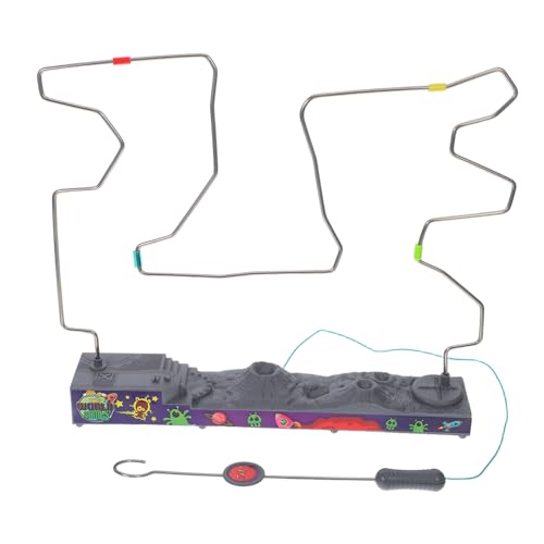 Homoyoyo Elektrisches DIY Bump Maze für Tragbares Lernspiel Konzentration Räumlichem und Logischem Verständnis Sicherer Schockspaß für Familie und Reise von Homoyoyo