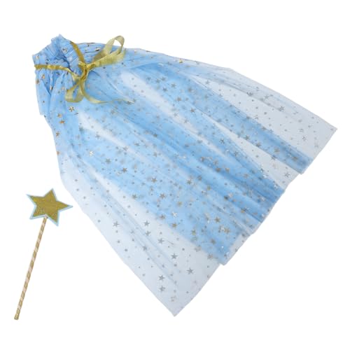 Homoyoyo Feenumhang Verkleide Dich Als Rollenspiel Umhang Karnevalsumhang Prinzessin Umhang Tüll Cape Umhang Verkleiden Sky-blue Gittergewebe Homoyoyo Feenumhang Verkleide Dich Als Rollenspiel Umhang Karnevalsumhang Prinzessin Umhang Tüll Cape Umhang Verkleiden Sky-blue Gittergewebe von Homoyoyo