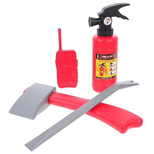 Homoyoyo Feuerwehrmann Kostüm Set Für - Wasser Spritzspielzeug & Rollenspiel Zubehör - Ideal Für Halloween Geburtstagsfeiern Und Kreative Spielstunden Geschenkidee Für Kleine von Homoyoyo