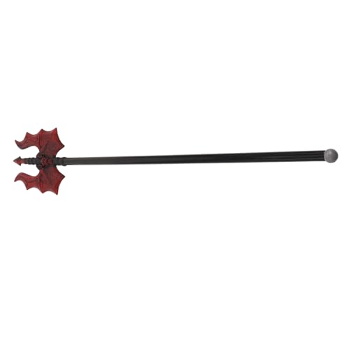 Homoyoyo Flammen-dreizack- Halloween-Veranda -dreizack Cosplay-dreizack-stütze Kostüm Halloween-geisterdekorationen Im Innenbereich Zauberstab Pitchgabel-stütze Plastik von Homoyoyo