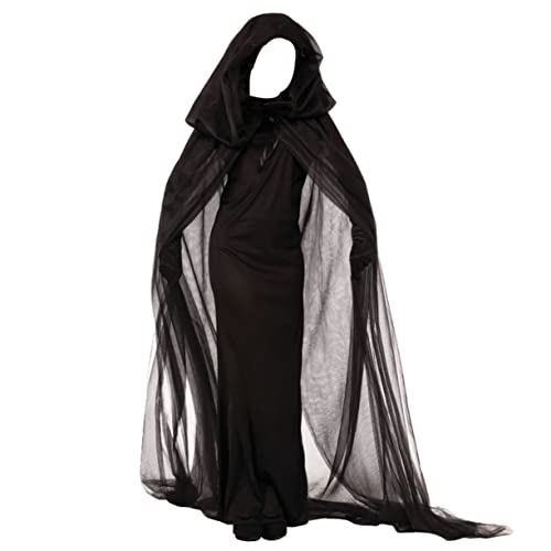Homoyoyo Frauen Hexenkleid Halloween Kostüm für Rollenspiele Gothic Zauberin für Cosplay Karneval mit Leichtem für Mysteriöse Homoyoyo Frauen Hexenkleid Halloween Kostüm für Rollenspiele Gothic Zauberin für Cosplay Karneval mit Leichtem für Mysteriöse von Homoyoyo