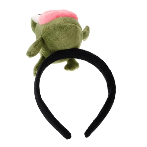 Homoyoyo Frosch Stirnband Karneval Party Haarreifen Cartoon Kostüm Accessoire Leichtes Bequemes Kopfband Für Damen Mädchen Cosplay Geburtstag Bühne von Homoyoyo