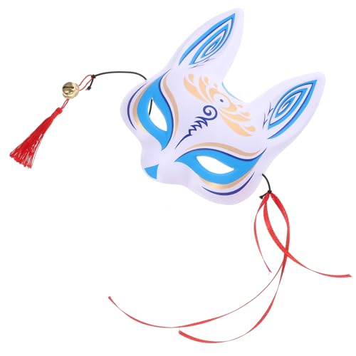 Homoyoyo -Fuchs-Maske halloween tiermasken costume masks tier masken animal mask Gesicht Masken für Maskerade-Party Wolf Fuchs-Outfit Maskerade Fuchsmaske Cosplay-Partymaske PVC von Homoyoyo