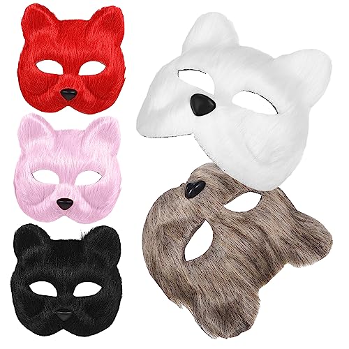 Homoyoyo Fuchsmaske Plüsch Karneval 1-5 Stücke – Beängstigende Tier-Cosplay Maske Für Erwachsene & – Luxus Halloween Requisiten Ideal Für Fasching Und Kostümpartys Homoyoyo Fuchsmaske Plüsch Karneval 1-5 Stücke – Beängstigende Tier-Cosplay Maske Für Erwachsene & – Luxus Halloween Requisiten Ideal Für Fasching Und Kostümpartys von Homoyoyo