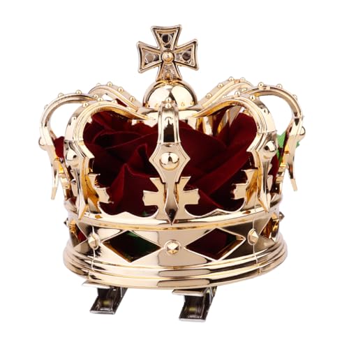 Homoyoyo Goldene Haarspange für Halloween Party Cosplay Braut Haarschmuck Stylische Party Queen Kopfbedeckung Geruchsfreie Kunststoffqualität Attraktives und Dekoration Homoyoyo Goldene Haarspange für Halloween Party Cosplay Braut Haarschmuck Stylische Party Queen Kopfbedeckung Geruchsfreie Kunststoffqualität Attraktives und Dekoration von Homoyoyo