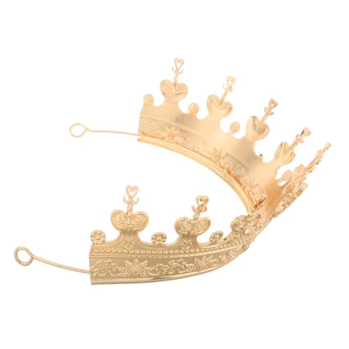 Homoyoyo Goldene Königskrone aus Zinklegierung für Herren Langlebige Komfortable Herrenkrone Auffällige Party Mittelalter Kostüm Accessoires Majestätische Kopfbedeckung für Homoyoyo Goldene Königskrone aus Zinklegierung für Herren Langlebige Komfortable Herrenkrone Auffällige Party Mittelalter Kostüm Accessoires Majestätische Kopfbedeckung für von Homoyoyo
