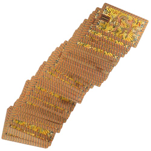 Homoyoyo Goldene Spielkarten Set – 1 Packung Vergoldete Pokerkarten Für Unvergessliche Spieleabende - Partys Und Unterhaltung – Perfekt Für Pokerliebhaber Und Brettspiel-Fans von Homoyoyo