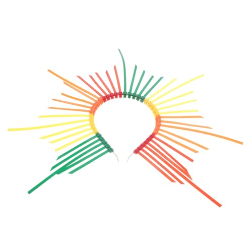 Homoyoyo Gothic Crown Stirnband Damen Leichtes Party Haarreif Farbiger Kopfschmuck Für Halloween Cosplay Bühnenauftritte von Homoyoyo