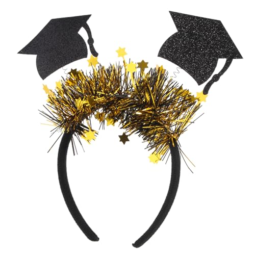 Homoyoyo Graduation Headband Doktorhut Stirnband Goldener Abschluss Kopfschmuck Party Deko Abitur Feier Zubehör Elastisch Haltbar Elegant für Baccalaureat Kleid Homoyoyo Graduation Headband Doktorhut Stirnband Goldener Abschluss Kopfschmuck Party Deko Abitur Feier Zubehör Elastisch Haltbar Elegant für Baccalaureat Kleid von Homoyoyo