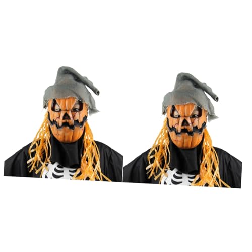 Homoyoyo Gruselige Halloween Kürbis Kopf Vogelscheuche Mit Hut – Perfekte Kostüm Requisite Für Themenpartys Und Schaurige Feiern - Aus Hochwertigem Gefertigt Homoyoyo Gruselige Halloween Kürbis Kopf Vogelscheuche Mit Hut – Perfekte Kostüm Requisite Für Themenpartys Und Schaurige Feiern - Aus Hochwertigem Gefertigt von Homoyoyo
