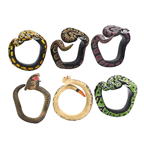 Homoyoyo Gruselige -Schlange Als Halloween-Schmuck – Unheimliches Schlangenarmband Für Gruselige Partys Und Schaurige Verkleidungen Perfekt Als Schockierendes Partygeschenk von Homoyoyo