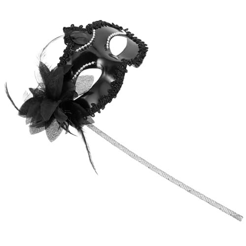 Homoyoyo Hält Eine Halbe Gesichtsmaske Maskerade Kostüme Masken Handmaske Kostüm-requisite Tanzparty-maske Cosplay-kostüm-stütze Cosplay-partymaske Abschlussball Maske Plastik Black Homoyoyo Hält Eine Halbe Gesichtsmaske Maskerade Kostüme Masken Handmaske Kostüm-requisite Tanzparty-maske Cosplay-kostüm-stütze Cosplay-partymaske Abschlussball Maske Plastik Black von Homoyoyo