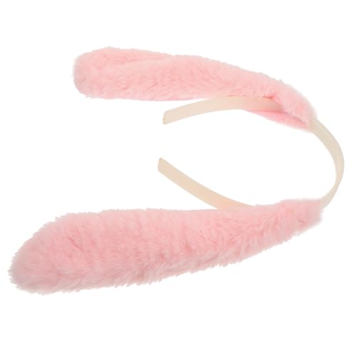 Homoyoyo Plüsch Hasenohren Stirnband für Mädchen Dekoratives Kaninchen Ohr Haarband Cosplay Zubehör für Karneval und Partys und Langlebiges Tierohr Haarreifen Osterparty Accessoire von Homoyoyo