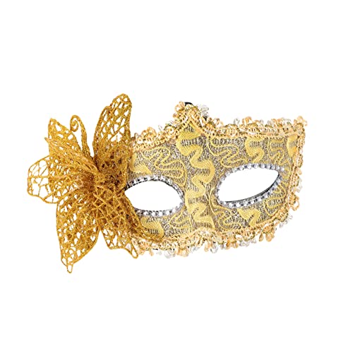 Homoyoyo Halbgesichtsmaske Schmetterling Halloween-kostüme Für Mädchen Strass-maskerade-maske Für Frauen Maskerade Für Paare Außerirdische Maske Kostüm Maske Masken Spitze Golden Homoyoyo Halbgesichtsmaske Schmetterling Halloween-kostüme Für Mädchen Strass-maskerade-maske Für Frauen Maskerade Für Paare Außerirdische Maske Kostüm Maske Masken Spitze Golden von Homoyoyo