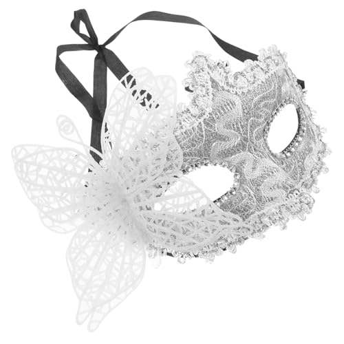 Homoyoyo Halbgesichtsmaske Schmetterling Masken Für Maskerade Verkleiden Paare Maskerade Masken Maskerade Mit Stock Halloween- Schmetterling Kostüm Frauen Maskerademaske Silver Spitze Homoyoyo Halbgesichtsmaske Schmetterling Masken Für Maskerade Verkleiden Paare Maskerade Masken Maskerade Mit Stock Halloween- Schmetterling Kostüm Frauen Maskerademaske Silver Spitze von Homoyoyo