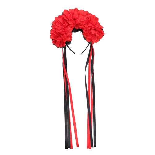 Homoyoyo Halloween Blumenkranz Haarreif Kopfschmuck Accessoire für Kostüme und Feiern Langlebig Bequem und Auffällig für Halloween Karneval und Rollenspiele Homoyoyo Halloween Blumenkranz Haarreif Kopfschmuck Accessoire für Kostüme und Feiern Langlebig Bequem und Auffällig für Halloween Karneval und Rollenspiele von Homoyoyo