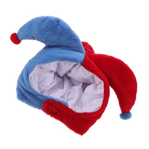 Homoyoyo Halloween Clown Hut für Erwachsene Lustiger Karneval Kopfschmuck Bunte Clown Mütze für Halloween Party und Bühnenauftritte Geeignet für Kostüm und Cosplay von Homoyoyo