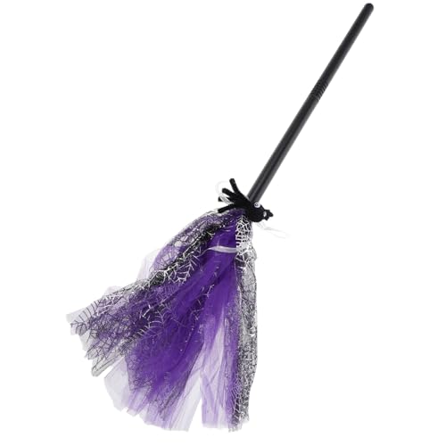 Homoyoyo Halloween Cosplay Hexenbesen Abnehmbar Teilig Zauberbesen Kostüm Zubehör für Hexenpartys und Bühnenauftritte von Homoyoyo