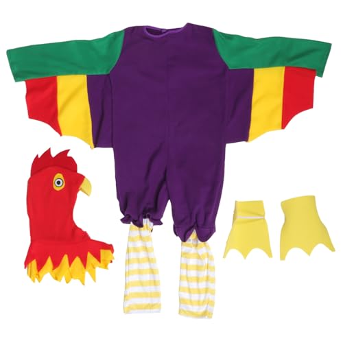 Homoyoyo Halloween-Cosplay Hühneranzug Für – Einteiliges Kükenkostüm Mit Hühnernasen-Hut Und Overall Für Halloween Weihnachten Und Tanzveranstaltungen – Süßes Hühnerkostüm Für Kleine Homoyoyo Halloween-Cosplay Hühneranzug Für – Einteiliges Kükenkostüm Mit Hühnernasen-Hut Und Overall Für Halloween Weihnachten Und Tanzveranstaltungen – Süßes Hühnerkostüm Für Kleine von Homoyoyo