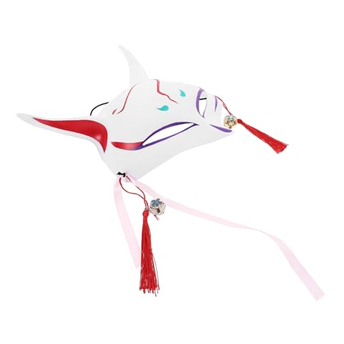Homoyoyo Halloween Fuchsmaske Cosplay Maske aus Robustem Kunststoff mit Japanischem Stil Einzigartige Partydekoration für Karneval Maskenball Kostümfeiern Fasching und Halloween Events Homoyoyo Halloween Fuchsmaske Cosplay Maske aus Robustem Kunststoff mit Japanischem Stil Einzigartige Partydekoration für Karneval Maskenball Kostümfeiern Fasching und Halloween Events von Homoyoyo