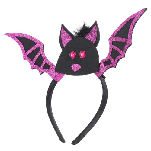 Homoyoyo Halloween Haarband mit Kreativem Fledermaus Design Leichter Kopfschmuck für Damen und DIY Accessoire für Halloween Party Cosplay und Foto Requisiten Homoyoyo Halloween Haarband mit Kreativem Fledermaus Design Leichter Kopfschmuck für Damen und DIY Accessoire für Halloween Party Cosplay und Foto Requisiten von Homoyoyo