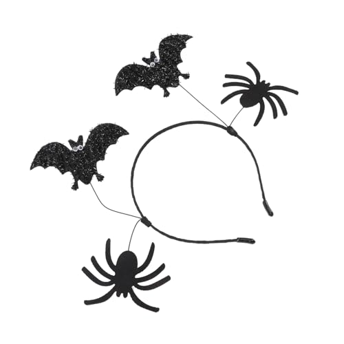 Homoyoyo Halloween Haarreif Spinne Fledermaus Kopfschmuck Halloween Kostüm Zubehör für Erwachsene Leicht Bequem Kreative Partyhaarschmuck für Fest Karneval und Cosplay von Homoyoyo