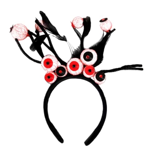 Homoyoyo Halloween Haarreif mit Filz Augen Gruseliges Stirnband für Damen Herren Mädchen und Komfortabel für Halloween Cosplay und Kostümpartys Homoyoyo Halloween Haarreif mit Filz Augen Gruseliges Stirnband für Damen Herren Mädchen und Komfortabel für Halloween Cosplay und Kostümpartys von Homoyoyo