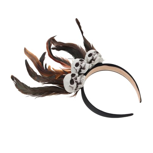 Homoyoyo Halloween Haarreif mit Künstlicher und Leichtes Party Stirnband für Karneval Maskerade und Cosplay Komfortabel und Langlebig Schwarz Braun Homoyoyo Halloween Haarreif mit Künstlicher und Leichtes Party Stirnband für Karneval Maskerade und Cosplay Komfortabel und Langlebig Schwarz Braun von Homoyoyo
