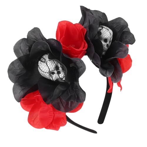 Homoyoyo Halloween Haarreif mit Realistischer und Rosenblumendekoration Strapazierfähiges Modisches Party Accessoire für Damen und Herren Geeignet für Halloween und Themenpartys Homoyoyo Halloween Haarreif mit Realistischer und Rosenblumendekoration Strapazierfähiges Modisches Party Accessoire für Damen und Herren Geeignet für Halloween und Themenpartys von Homoyoyo