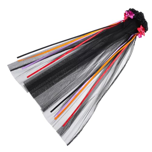 Homoyoyo Halloween Haarreif mit Schwarzer und Roter Rosenblüte Atmungsaktives Tüll Stirnband für Damen Wiederverwendbares Haarschmuck Accessoire für Party und Alltag Komfortabel und Homoyoyo Halloween Haarreif mit Schwarzer und Roter Rosenblüte Atmungsaktives Tüll Stirnband für Damen Wiederverwendbares Haarschmuck Accessoire für Party und Alltag Komfortabel und von Homoyoyo