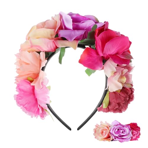 Homoyoyo Halloween Haarreifen Blumen Haarschmuck Polyester Leicht Komfortabel für Damen Party Kostüm Kopfschmuck Cosplay Accessoire Homoyoyo Halloween Haarreifen Blumen Haarschmuck Polyester Leicht Komfortabel für Damen Party Kostüm Kopfschmuck Cosplay Accessoire von Homoyoyo
