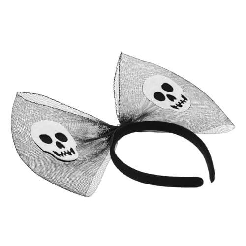 Homoyoyo Halloween Haarschmuck Netz Bow Haarschleife mit und Spinnendesign Dekorativer Haarreif für Karneval Cosplay Party und Bühnenauftritte Lustiges Halloween Stirnband von Homoyoyo