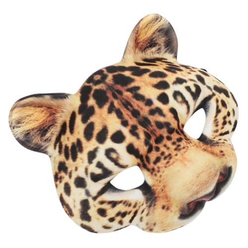 Homoyoyo Halloween Halbgesichtsmaske Leopard aus EVA Elastisches Band Leichte Kostüm Masquerade für und Halloween Partys Unisex Tiergesichtsmaske für Cosplay und Fasching Homoyoyo Halloween Halbgesichtsmaske Leopard aus EVA Elastisches Band Leichte Kostüm Masquerade für und Halloween Partys Unisex Tiergesichtsmaske für Cosplay und Fasching von Homoyoyo