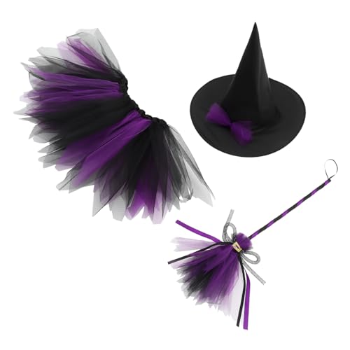 Homoyoyo Halloween Hexen Kostüm Set für Teiliges Hexen Outfit mit Hut Kleid und Besen Partygerechtes Halloween Foto Requisit Langlebig und Sicher für Karneval und Themenfeiern Homoyoyo Halloween Hexen Kostüm Set für Teiliges Hexen Outfit mit Hut Kleid und Besen Partygerechtes Halloween Foto Requisit Langlebig und Sicher für Karneval und Themenfeiern von Homoyoyo