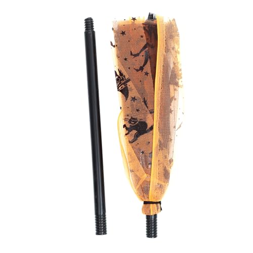 Homoyoyo Halloween Hexenbesen Cosplay Besen Abnehmbar Leicht Halloween Party Deko Accessoire für Hexenkostüm Vielseitig Tragbar von Homoyoyo