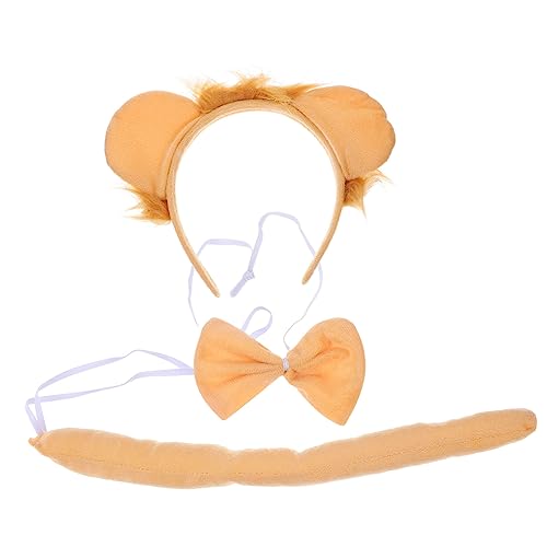 Homoyoyo Halloween Kostüm mit Haarreif Schleife und für Kinderparty Tierisches Cosplay Zubehör für Zoo und Dschungel Mottoparty von Homoyoyo