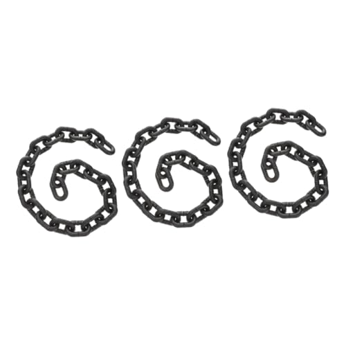 Homoyoyo Halloween Kunststoff Ketten Requisiten – Gefängniskette Für Kostüme Und Partys - Perfekte Dekoration Für Halloween - Cosplay Und Gruselige Events – 2 Meter Lange Partykette von Homoyoyo