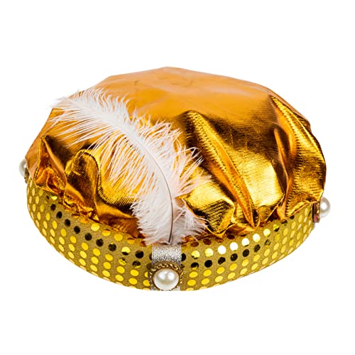Homoyoyo Halloween Party Cosplay Hut Arabischer Stil Leichter Bühnenhut für Erwachsene und Halloween Kostüm Requisit für Maskerade und Themenpartys Homoyoyo Halloween Party Cosplay Hut Arabischer Stil Leichter Bühnenhut für Erwachsene und Halloween Kostüm Requisit für Maskerade und Themenpartys von Homoyoyo