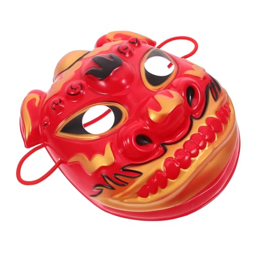 Homoyoyo Halloween Rote Löwenmaske Tierform Cosplay Maske Einzigartige Gruselige Kostümmaske für Karneval Halloween Party Maskenball Homoyoyo Halloween Rote Löwenmaske Tierform Cosplay Maske Einzigartige Gruselige Kostümmaske für Karneval Halloween Party Maskenball von Homoyoyo