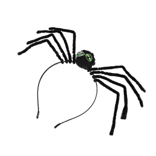Homoyoyo Halloween Spinnen Stirnband Grün Haarband mit Spinnendesign für Karneval Kostüm Maskenball und Party Leichtes Accessoire für Erwachsene von Homoyoyo