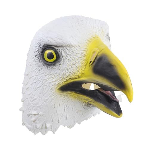 Homoyoyo Halloween Tierkopf Maske Weißer Adlerkopf Vollkopf Cosplay Kopfverkleidung Lustige Party Maske für Erwachsene Karneval Kostüm Zubehör Homoyoyo Halloween Tierkopf Maske Weißer Adlerkopf Vollkopf Cosplay Kopfverkleidung Lustige Party Maske für Erwachsene Karneval Kostüm Zubehör von Homoyoyo