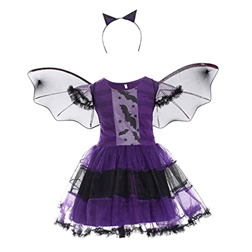 Homoyoyo Halloween Umhang Hexe Cosplay Kostüm Atmungsaktiv Hautfreundlich Vielseitig für Mottoparty Bühnenauftritt Fotoshooting von Homoyoyo