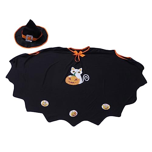 Homoyoyo Halloween Umhang und Hut Langlebiges Zauberer Kostüm für Jungen und Mädchen Geeignet für Halloween Party Karneval Bühnenauftritte Bequeme Verkleidung Homoyoyo Halloween Umhang und Hut Langlebiges Zauberer Kostüm für Jungen und Mädchen Geeignet für Halloween Party Karneval Bühnenauftritte Bequeme Verkleidung von Homoyoyo
