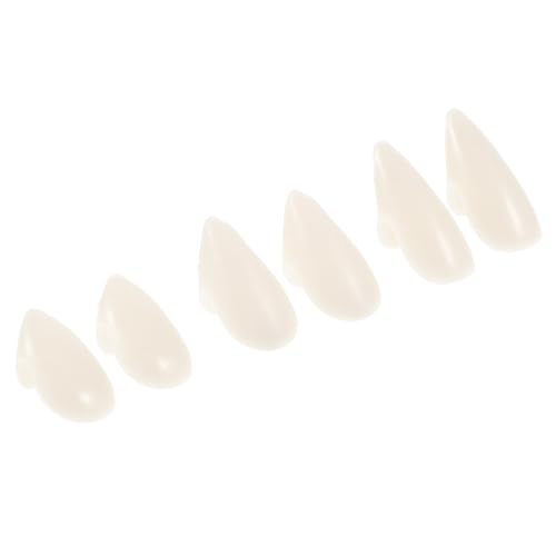 Homoyoyo Halloween Vampirzähne Set - 3 Paare Gefälschte Zähne Für Kostüme - Cosplay Und Party Requisiten Ideal Für Gruselige Halloween Dekorationen in Verschiedenen Größen 13mm von Homoyoyo
