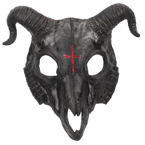Homoyoyo Halloween Ziegenmaske Für Kostümpartys Und Feiertage Umweltfreundlichem Pu-material Mit Elastischem Riemen Für Erwachsene Für Halloween Und Homoyoyo Halloween Ziegenmaske Für Kostümpartys Und Feiertage Umweltfreundlichem Pu-material Mit Elastischem Riemen Für Erwachsene Für Halloween Und von Homoyoyo
