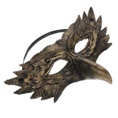 Homoyoyo Halloween-tiermasken Masken-cosplay Pelzige Handhaben Adler-halbmaske Düsen Halloween-dekorationen Im Freien Hundedekor Maskenkostüm Halloween-türhänger Golden Pu- von Homoyoyo