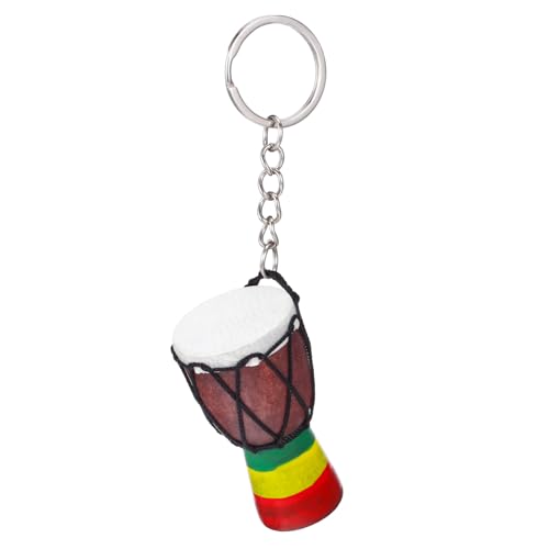 Homoyoyo Handtrommelschlüsselkette Musik Schlagzeug Instrument Schlüsselanhänger-trommelornament Schlüsselanhänger Mit Afrikanischer Trommel Charme Schlüssel Zinklegierung von Homoyoyo