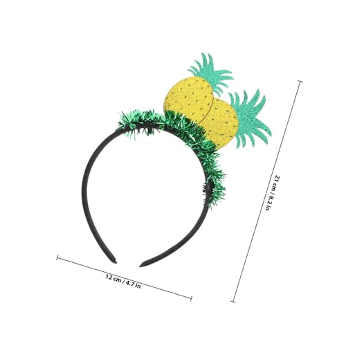 Homoyoyo Hawaiian Ananas Haarreif mit Glitzer Fruchtmotiv Bequemes Stirnband für Mädchen Vielseitiges Luau Party Haarband als Fotoaccessoire für Strand Poolfeiern Homoyoyo Hawaiian Ananas Haarreif mit Glitzer Fruchtmotiv Bequemes Stirnband für Mädchen Vielseitiges Luau Party Haarband als Fotoaccessoire für Strand Poolfeiern von Homoyoyo