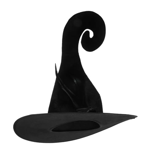 Homoyoyo Hexen Hut Rand böser Hexenhut Halloween-Hexenmütze Hexenkopfbedeckung Halloween-Hüte für Frauen spitz Halloween-Design-Hut Halloween-Kopfschmuck Goldener Samt Black Zufällige Farbe Homoyoyo Hexen Hut Rand böser Hexenhut Halloween-Hexenmütze Hexenkopfbedeckung Halloween-Hüte für Frauen spitz Halloween-Design-Hut Halloween-Kopfschmuck Goldener Samt Black Zufällige Farbe von Homoyoyo