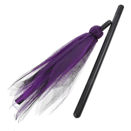 Homoyoyo Hexenbesen Für - Ideal Für Halloween Und Fasching - Perfekt Als Hexenkostüm Zubehör Oder Dekoration Für Tanzpartys Farbenfrohes Und Leichtes Design Für Kleine Hexen von Homoyoyo